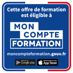 Cette offre de formation est éligible à MON COMPTE FORMATION